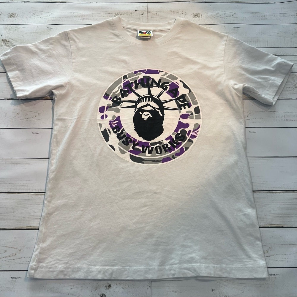 A Bathing Ape (BAPE) Busy Works T-shirt Sz M
